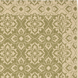 Safavieh Courtyard CY6550 Green/Creme Area Rug 