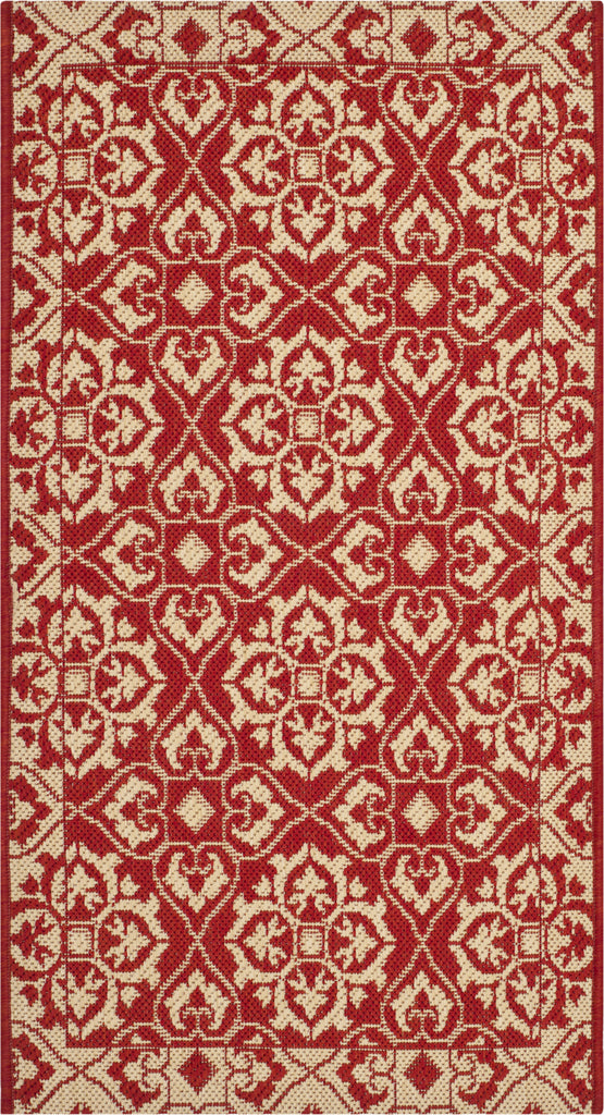 Safavieh Courtyard CY6550 Red/Creme Area Rug main image