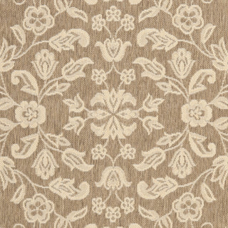 Safavieh Courtyard CY6555 Brown/Creme Area Rug 