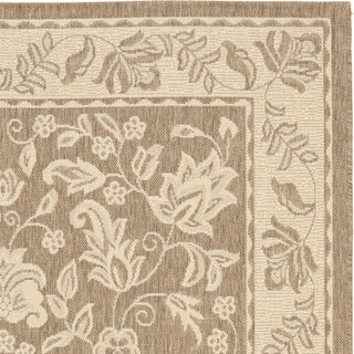 Safavieh Courtyard CY6555 Brown/Creme Area Rug 