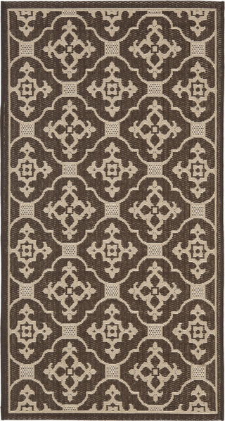 Safavieh Courtyard CY6564 Chocolate/Cream Area Rug main image