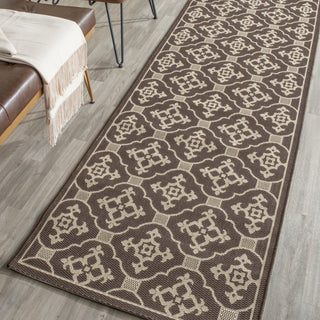 Safavieh Courtyard CY6564 Chocolate/Cream Area Rug  Feature