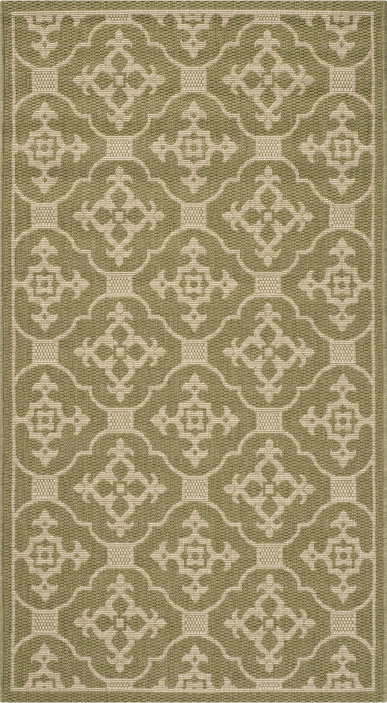 Safavieh Courtyard CY6564 Green/Creme Area Rug main image