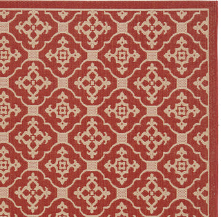 Safavieh Courtyard CY6564 Red/Creme Area Rug 