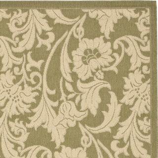 Safavieh Courtyard CY6565 Green/Creme Area Rug 