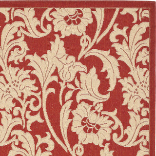 Safavieh Courtyard CY6565 Red/Creme Area Rug 