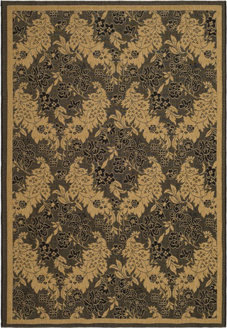 Safavieh Courtyard CY6582 Black/Natural Area Rug main image