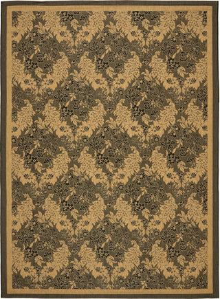 Safavieh Courtyard CY6582 Black/Natural Area Rug 