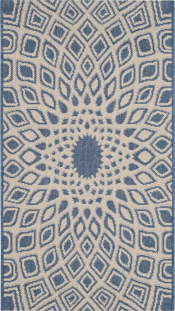 Safavieh Courtyard CY6616 Blue/Beige Area Rug main image