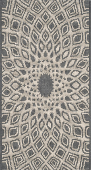 Safavieh Courtyard CY6616 Anthracite/Beige Area Rug main image