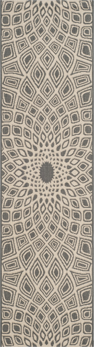 Safavieh Courtyard CY6616 Anthracite/Beige Area Rug 