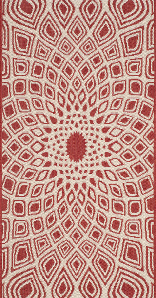 Safavieh Courtyard CY6616 Red/Beige Area Rug 