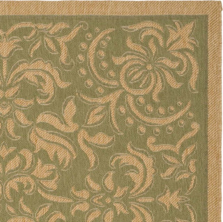 Safavieh Courtyard CY6634 Green/Natural Area Rug 