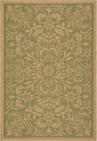 Safavieh Courtyard CY6634 Green/Natural Area Rug main image