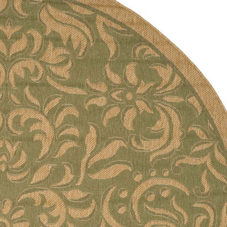 Safavieh Courtyard CY6634 Green/Natural Area Rug 