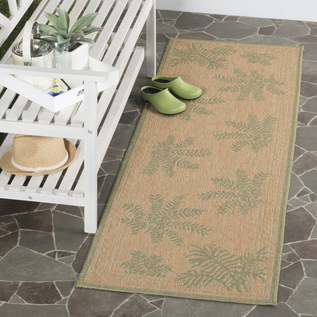 Safavieh Courtyard CY6683 Natural/Green Area Rug  Feature