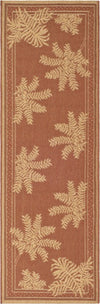 Safavieh Courtyard CY6683 Brick/Natural Area Rug 