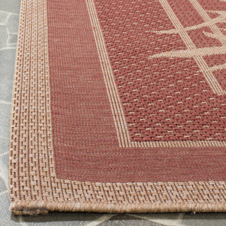 Safavieh Courtyard CY6683 Brick/Natural Area Rug 