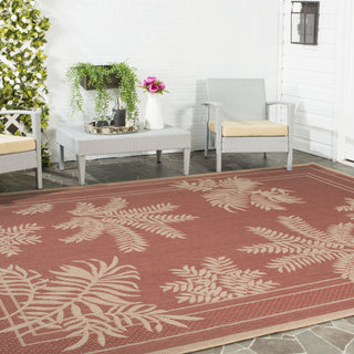 Safavieh Courtyard CY6683 Brick/Natural Area Rug 