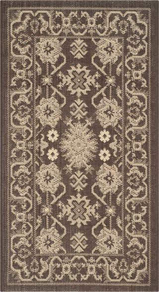 Safavieh Courtyard CY6727 Chocolate/Cream Area Rug main image