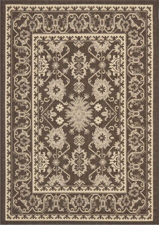 Safavieh Courtyard CY6727 Chocolate/Cream Area Rug 