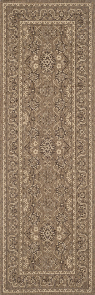 Safavieh Courtyard CY6727 Brown/Creme Area Rug 