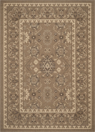 Safavieh Courtyard CY6727 Brown/Creme Area Rug 