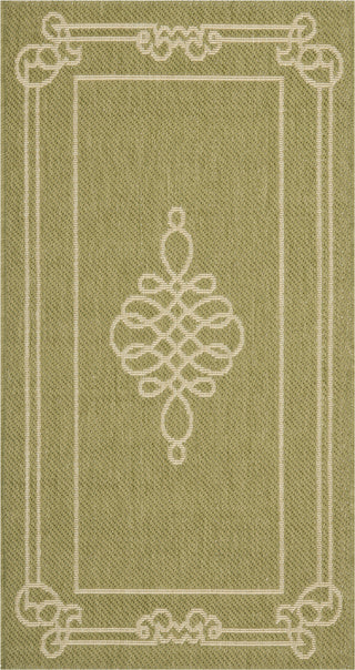 Safavieh Courtyard CY6788 Green/Creme Area Rug 