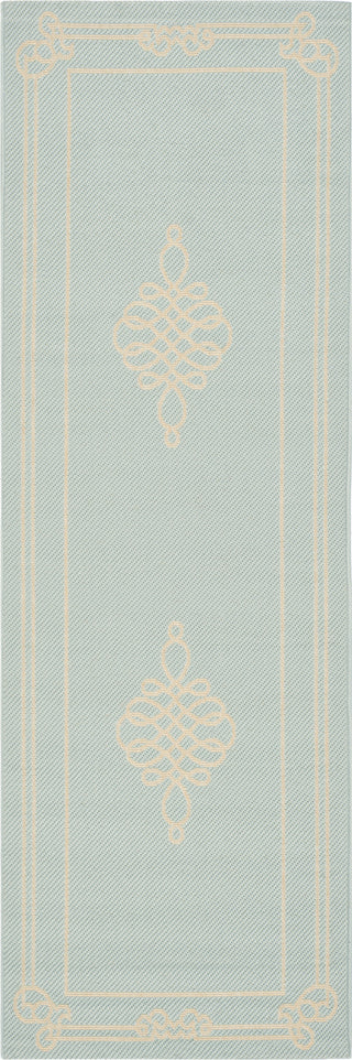 Safavieh Courtyard CY6788 Aqua/Cream Area Rug 