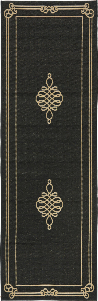 Safavieh Courtyard CY6788 Black/Creme Area Rug 