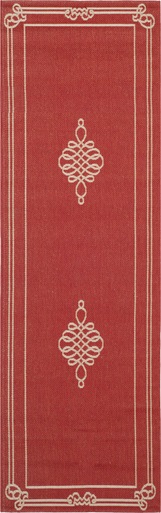 Safavieh Courtyard CY6788 Red/Creme Area Rug main image