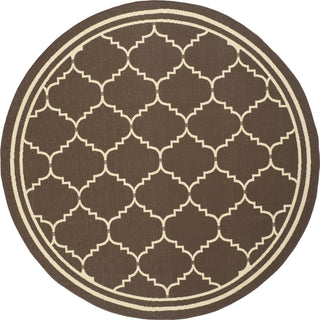 Safavieh Courtyard CY6889 Chocolate/Cream Area Rug 