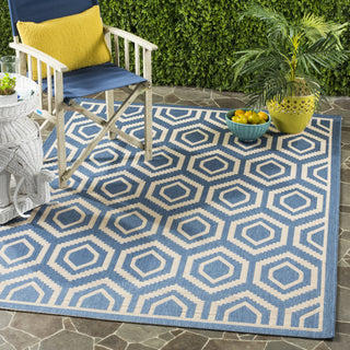 Safavieh Courtyard CY6902 Blue/Beige Area Rug  Feature