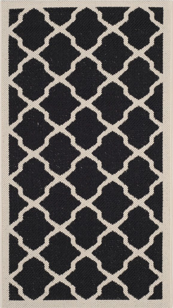 Safavieh Courtyard CY6903 Black/Beige Area Rug main image