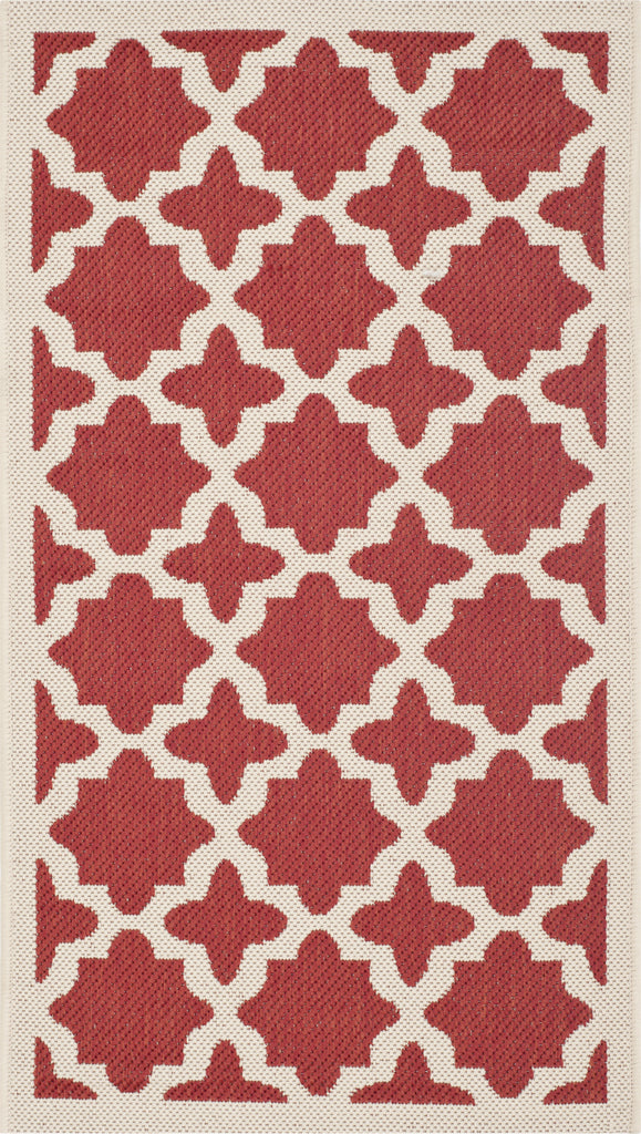 Safavieh Courtyard CY6913 Red/Bone Area Rug main image