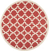 Safavieh Courtyard CY6913 Red/Bone Area Rug 