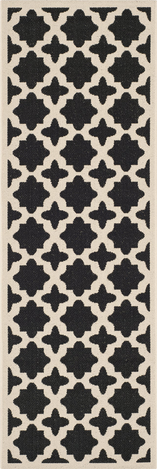 Safavieh Courtyard CY6913 Black/Beige Area Rug 