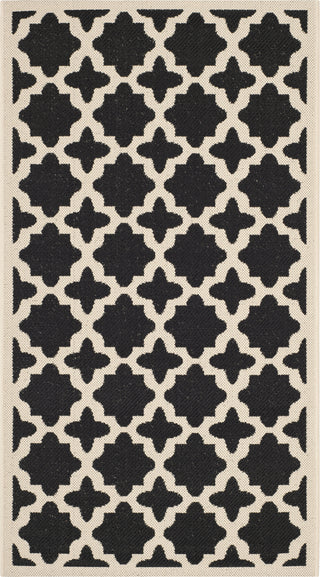 Safavieh Courtyard CY6913 Black/Beige Area Rug 