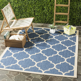 Safavieh Courtyard CY6914 Blue/Beige Area Rug  Feature