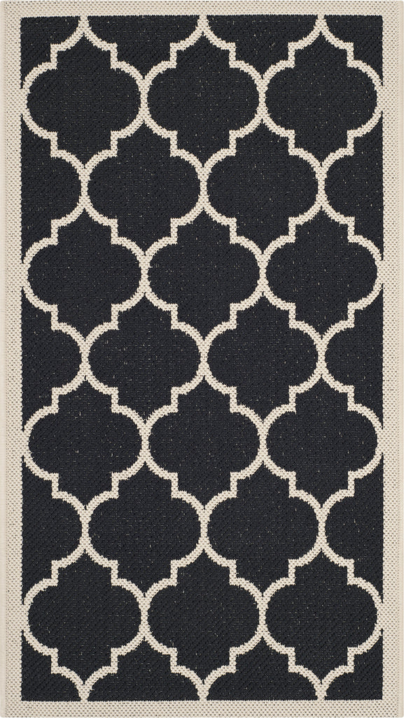Safavieh Courtyard CY6914 Black/Beige Area Rug main image