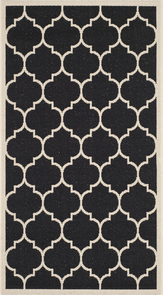 Safavieh Courtyard CY6914 Black/Beige Area Rug 