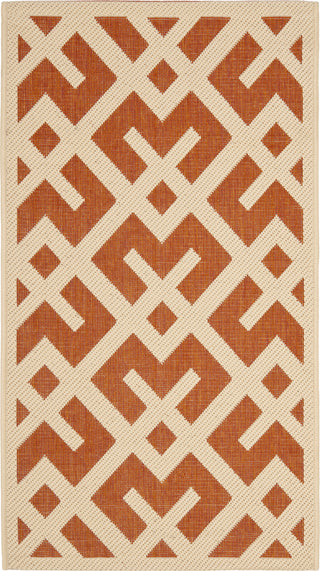 Safavieh Courtyard CY6915 Terracotta/Bone Area Rug main image