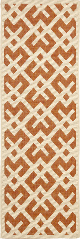 Safavieh Courtyard CY6915 Terracotta/Bone Area Rug 