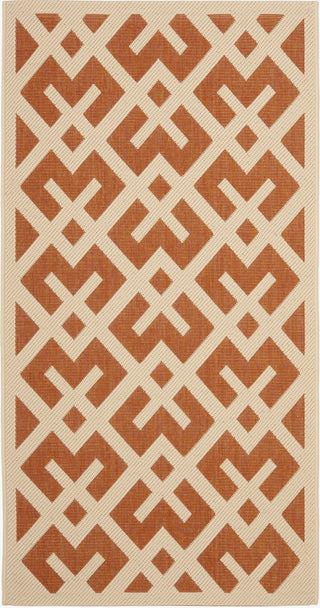 Safavieh Courtyard CY6915 Terracotta/Bone Area Rug 