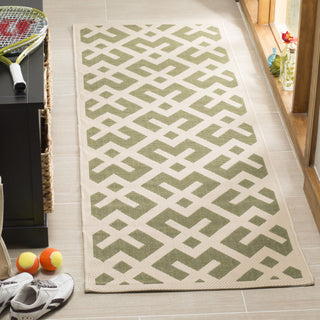 Safavieh Courtyard CY6915 Green/Bone Area Rug  Feature