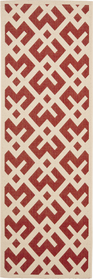 Safavieh Courtyard CY6915 Red/Bone Area Rug 