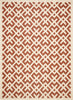 Safavieh Courtyard CY6915 Red/Bone Area Rug 