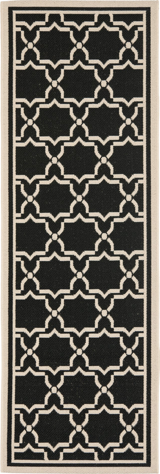 Safavieh Courtyard CY6916 Black/Beige Area Rug 