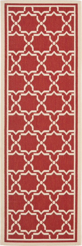 Safavieh Courtyard CY6916 Red/Bone Area Rug 