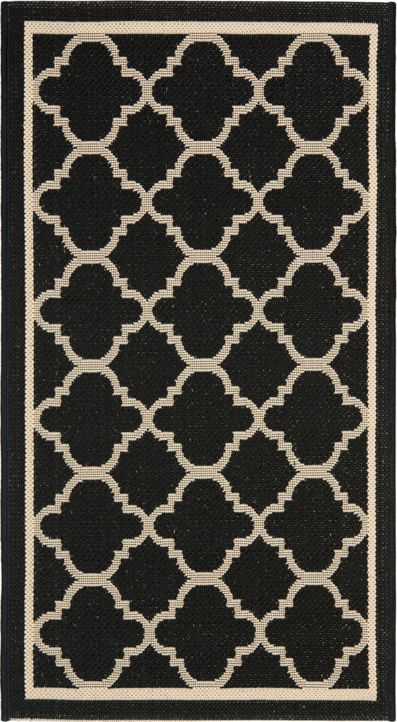 Safavieh Courtyard CY6918 Black/Beige Area Rug main image
